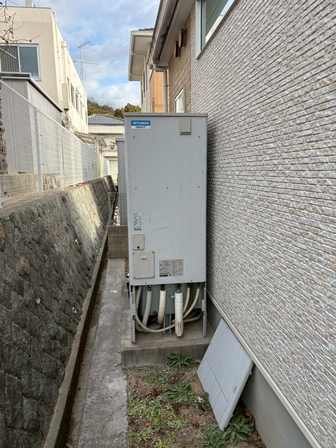 神戸市西区Kエコキュートの施工事例工事前写真