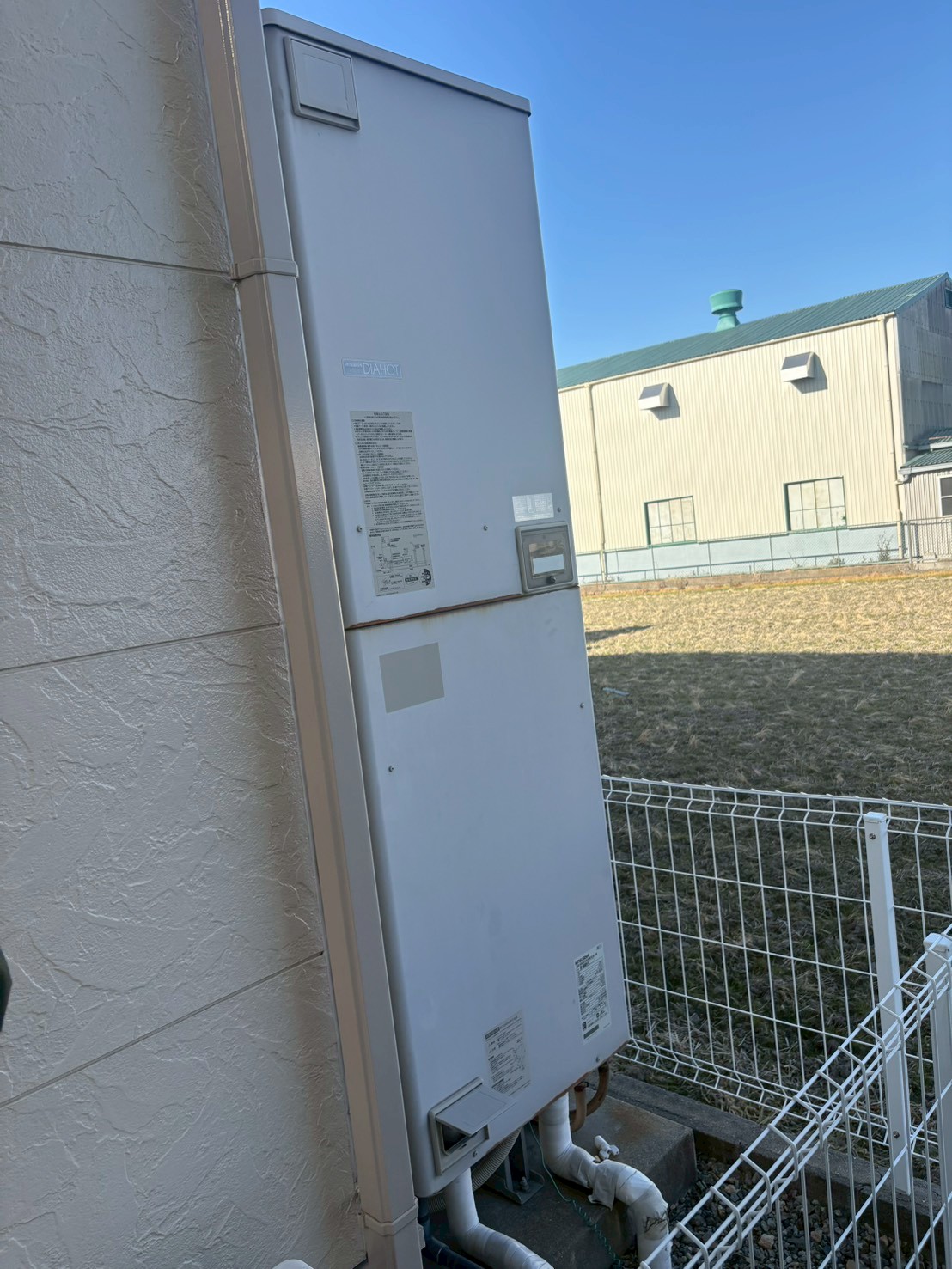 神戸市西区Mエコキュートの施工事例工事前写真