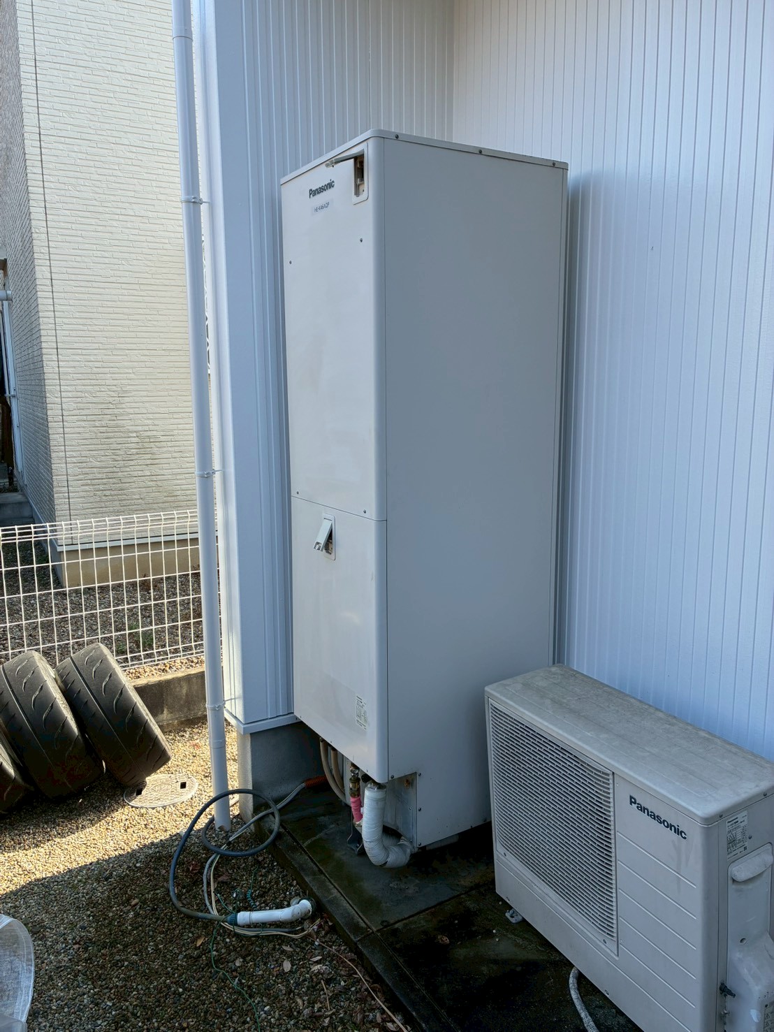 神戸市西区Sエコキュートの施工事例工事前写真