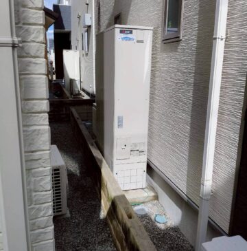兵庫県明石市Aエコキュートの施工事例工事後写真