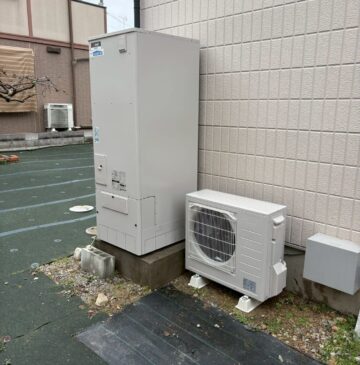 兵庫県加古川市Tエコキュートの施工事例工事後写真