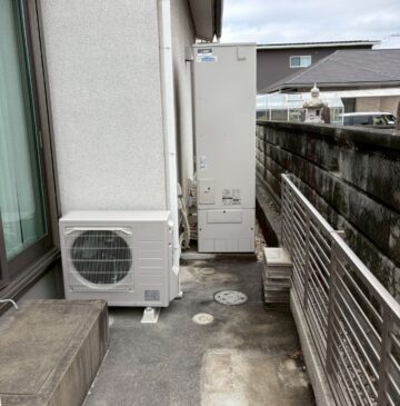 兵庫県加古川市Tエコキュートの施工事例工事後写真