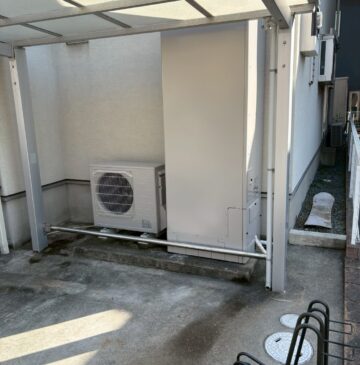 兵庫県明石市Sエコキュートの施工事例工事後写真