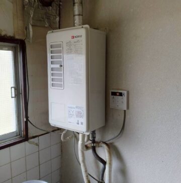 神戸市中央区Nガス給湯器の施工事例工事後写真
