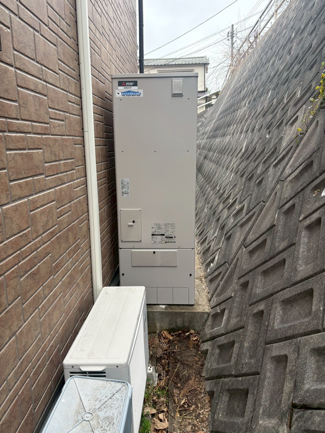 神戸市長田区Nエコキュートの施工事例工事後写真