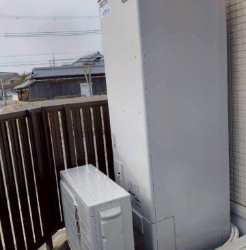 神戸市西区Yエコキュートの施工事例工事後写真