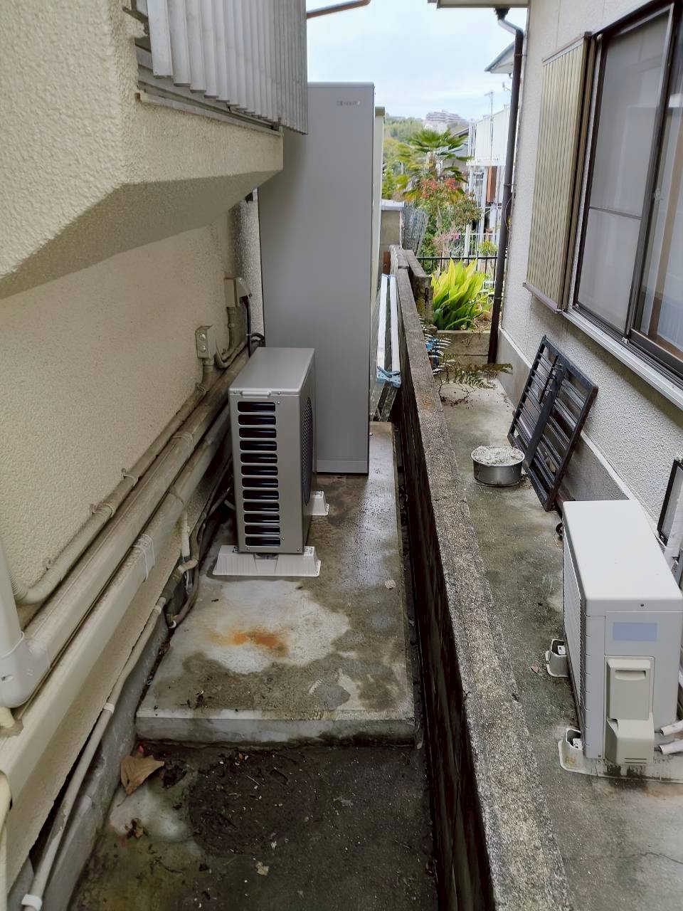 神戸市須磨区Tハイブリッド給湯器の施工事例工事後写真