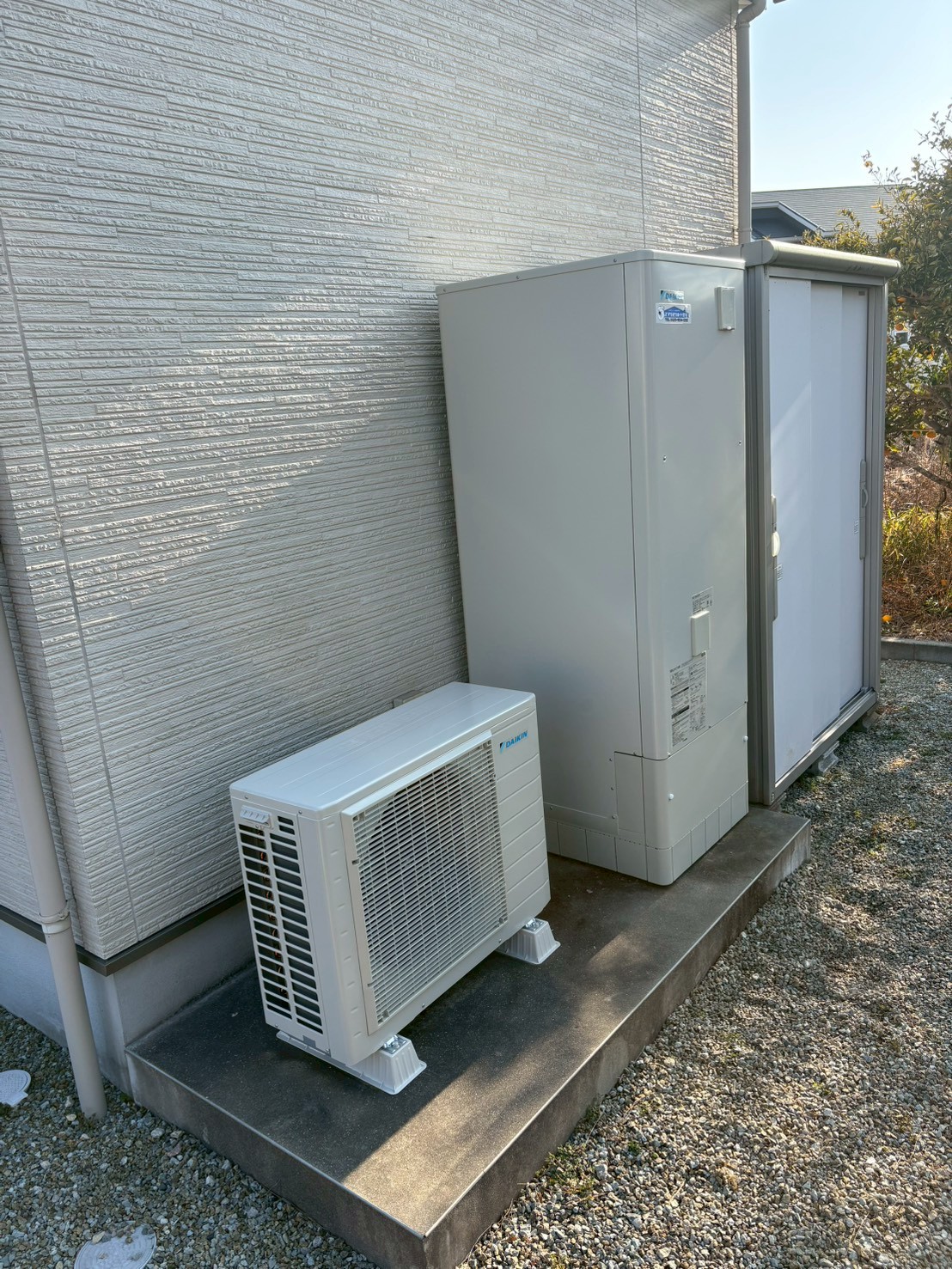 兵庫県加古川市Mエコキュートの施工事例工事後写真