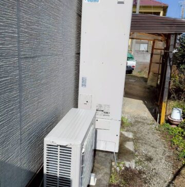 兵庫県明石市Fエコキュートの施工事例工事後写真