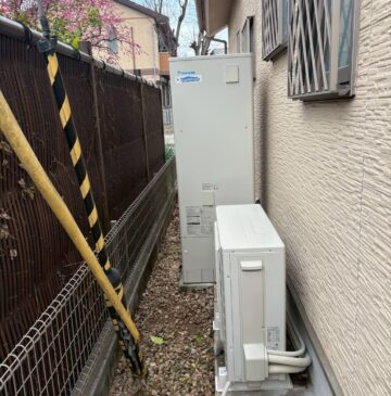 兵庫県三木市Sエコキュートの施工事例工事後写真