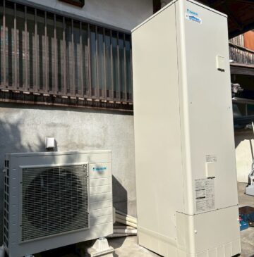 兵庫県三木市Mエコキュートの施工事例工事後写真