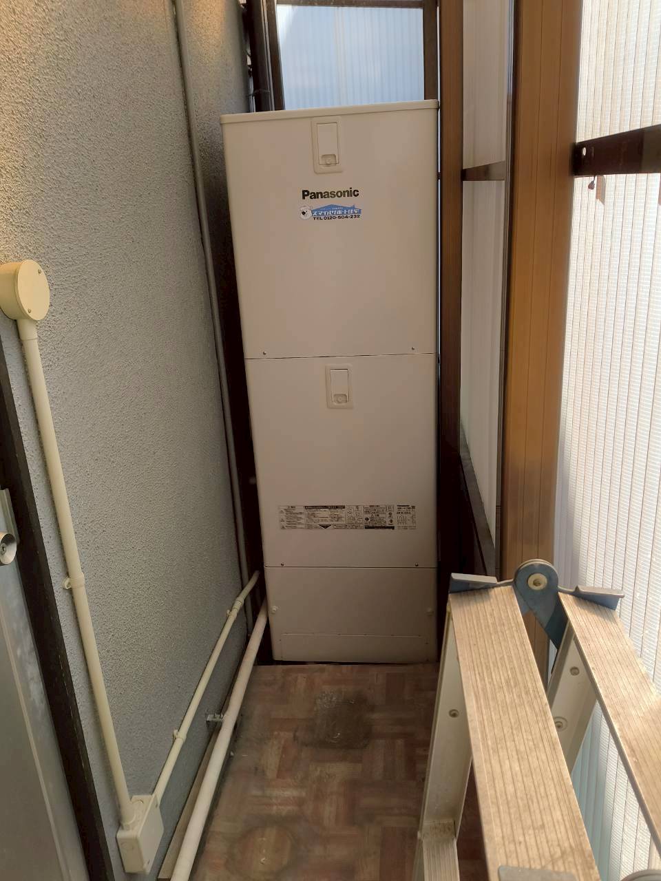 兵庫県明石市Bエコキュートの施工事例工事後写真