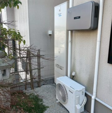 兵庫県三田市Iエコキュートの施工事例工事後写真