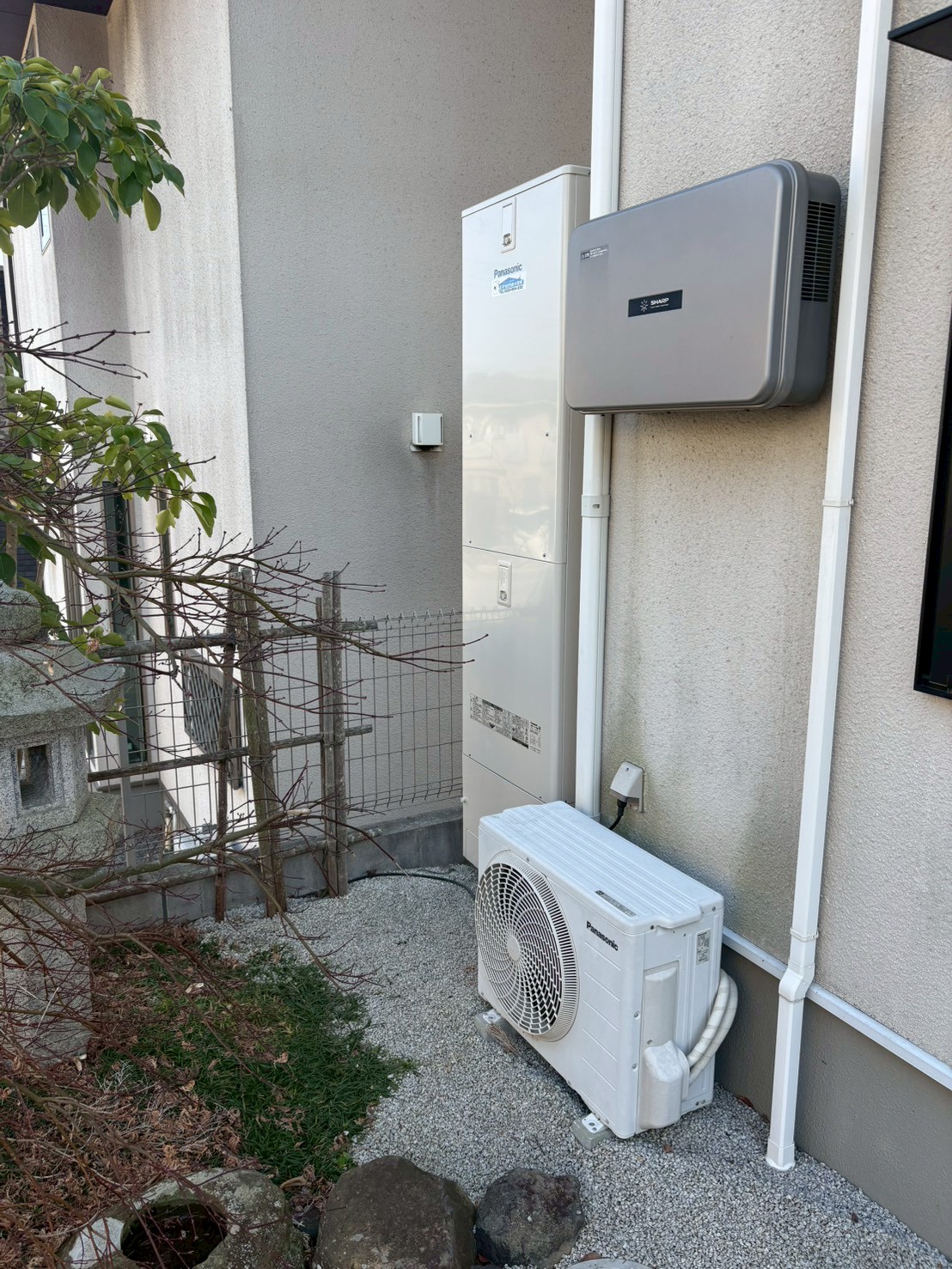 兵庫県三田市Iエコキュートの施工事例工事後写真