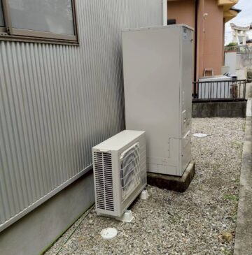 兵庫県姫路市Aエコキュートの施工事例工事後写真