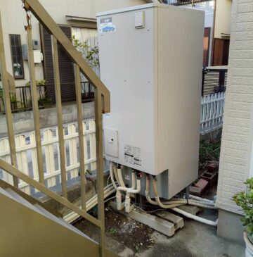 兵庫県明石市Mエコキュートの施工事例工事後写真