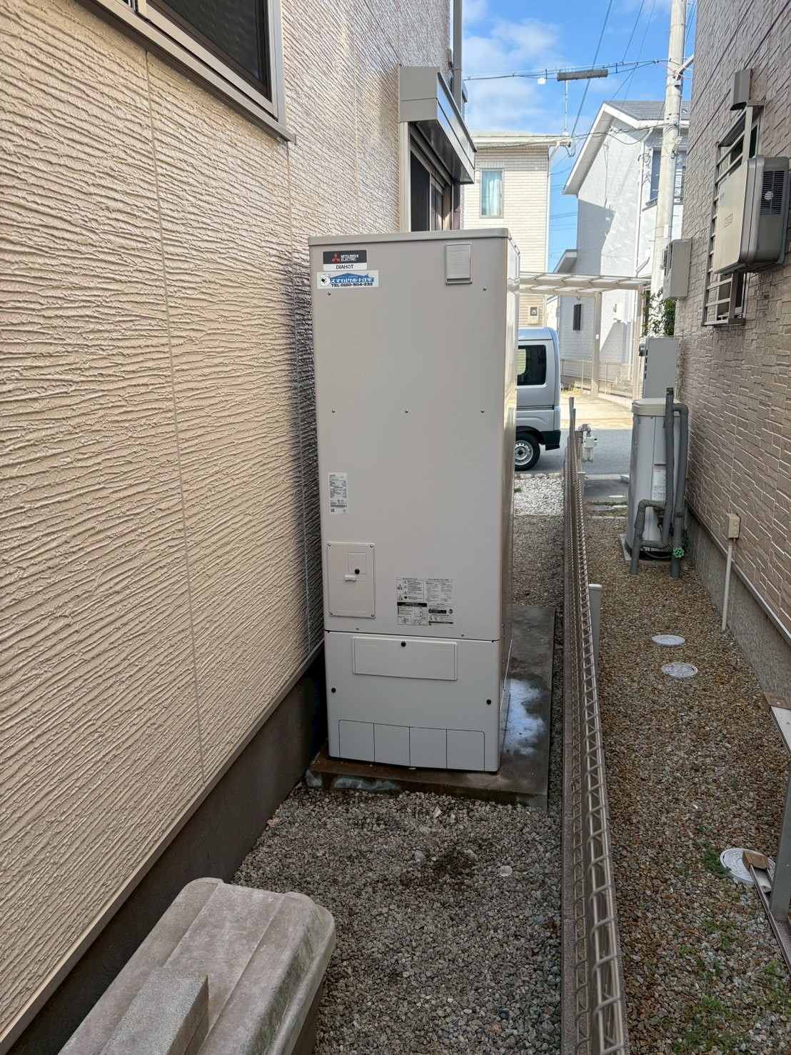 兵庫県加古郡播磨町Nエコキュートの施工事例工事後写真