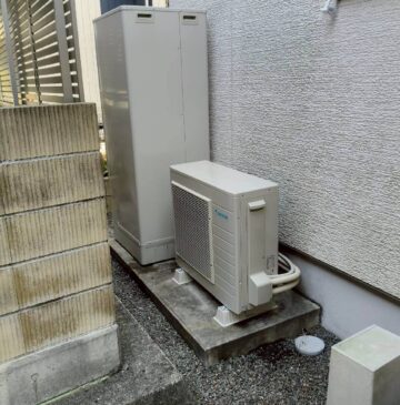 兵庫県明石市Iエコキュートの施工事例工事後写真