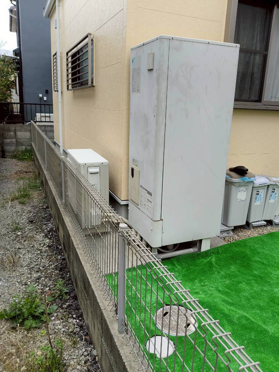 神戸市西区Uエコキュートの施工事例工事前写真