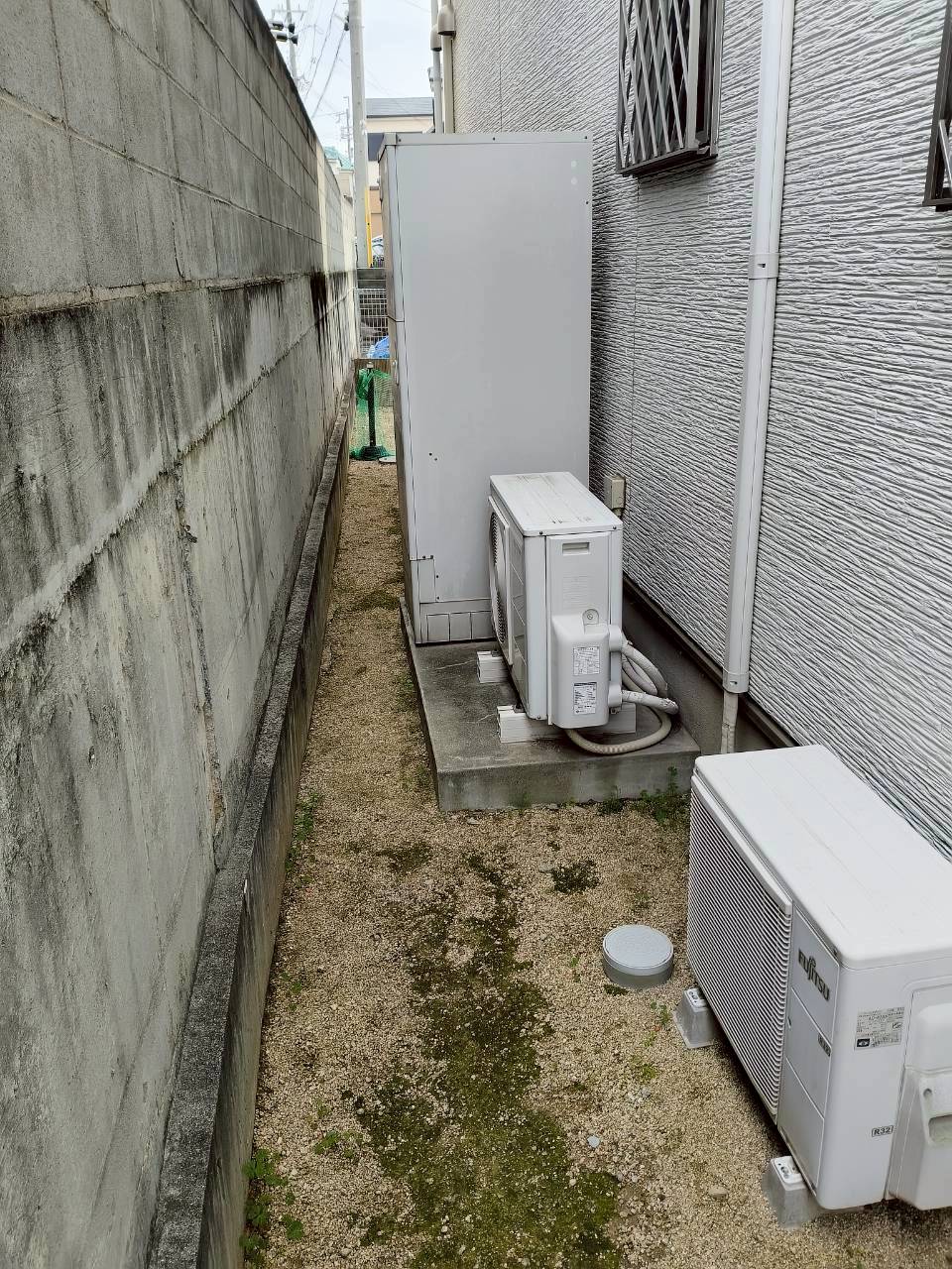 兵庫県明石市Oエコキュートの施工事例工事前写真