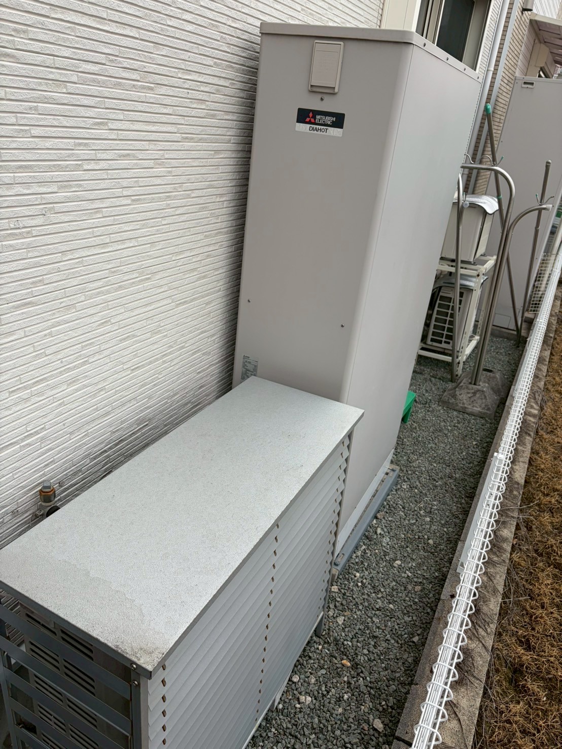 兵庫県宝塚市Nエコキュートの施工事例工事前写真