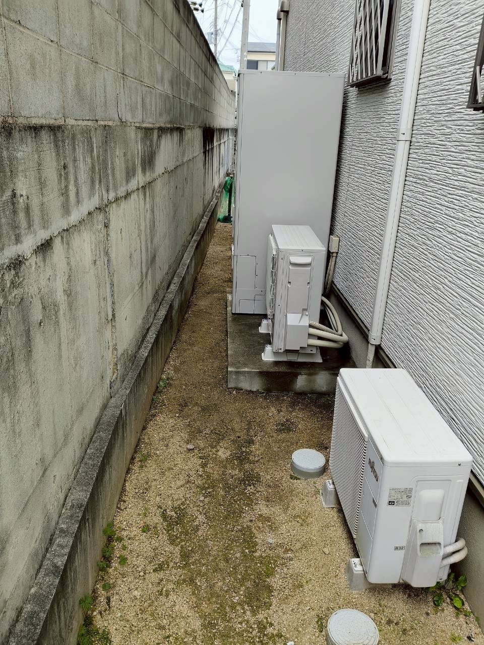 兵庫県明石市Oエコキュートの施工事例工事後写真