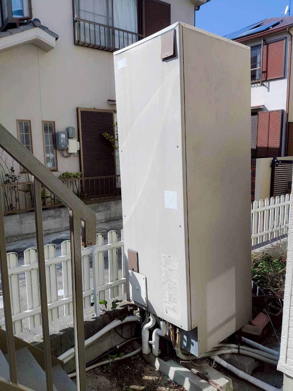 兵庫県明石市Mエコキュートの施工事例工事前写真