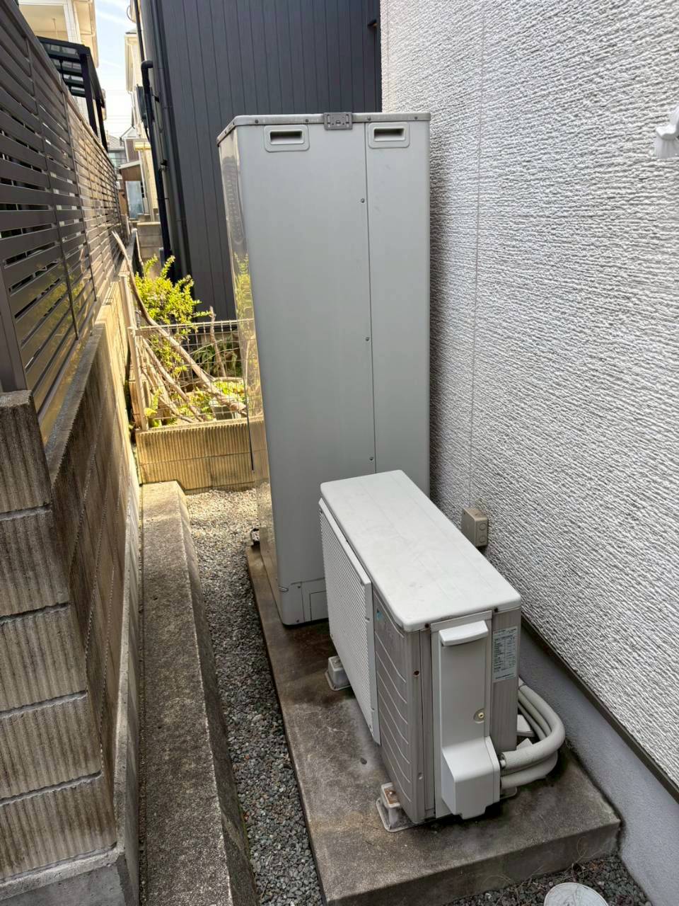 兵庫県明石市Iエコキュートの施工事例工事前写真