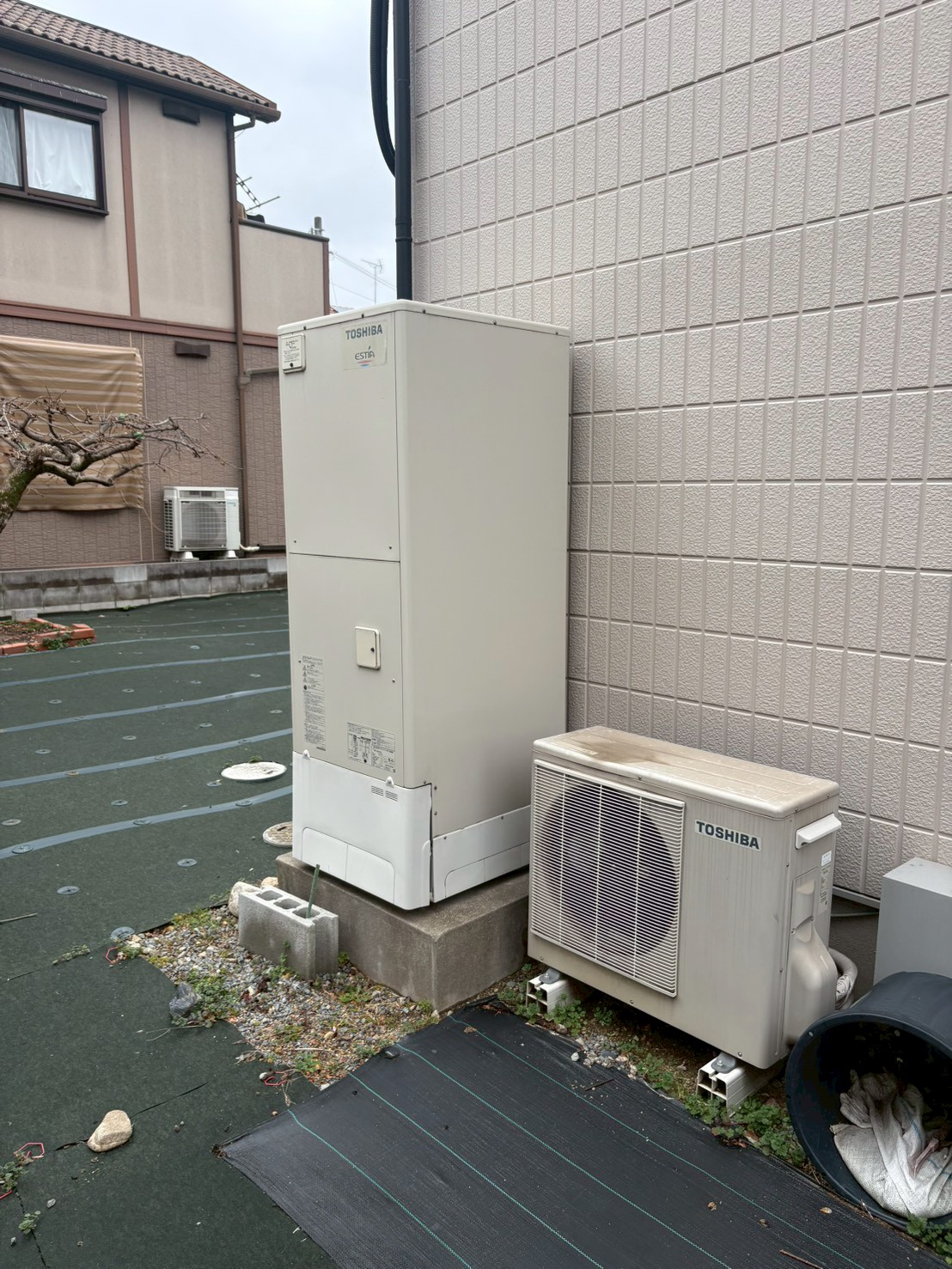 兵庫県加古川市Tエコキュートの施工事例工事前写真