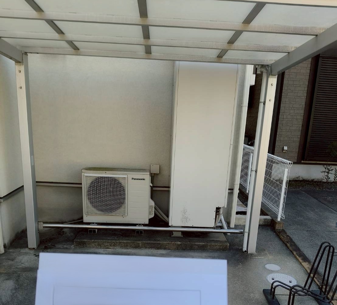 兵庫県明石市Sエコキュートの施工事例工事前写真