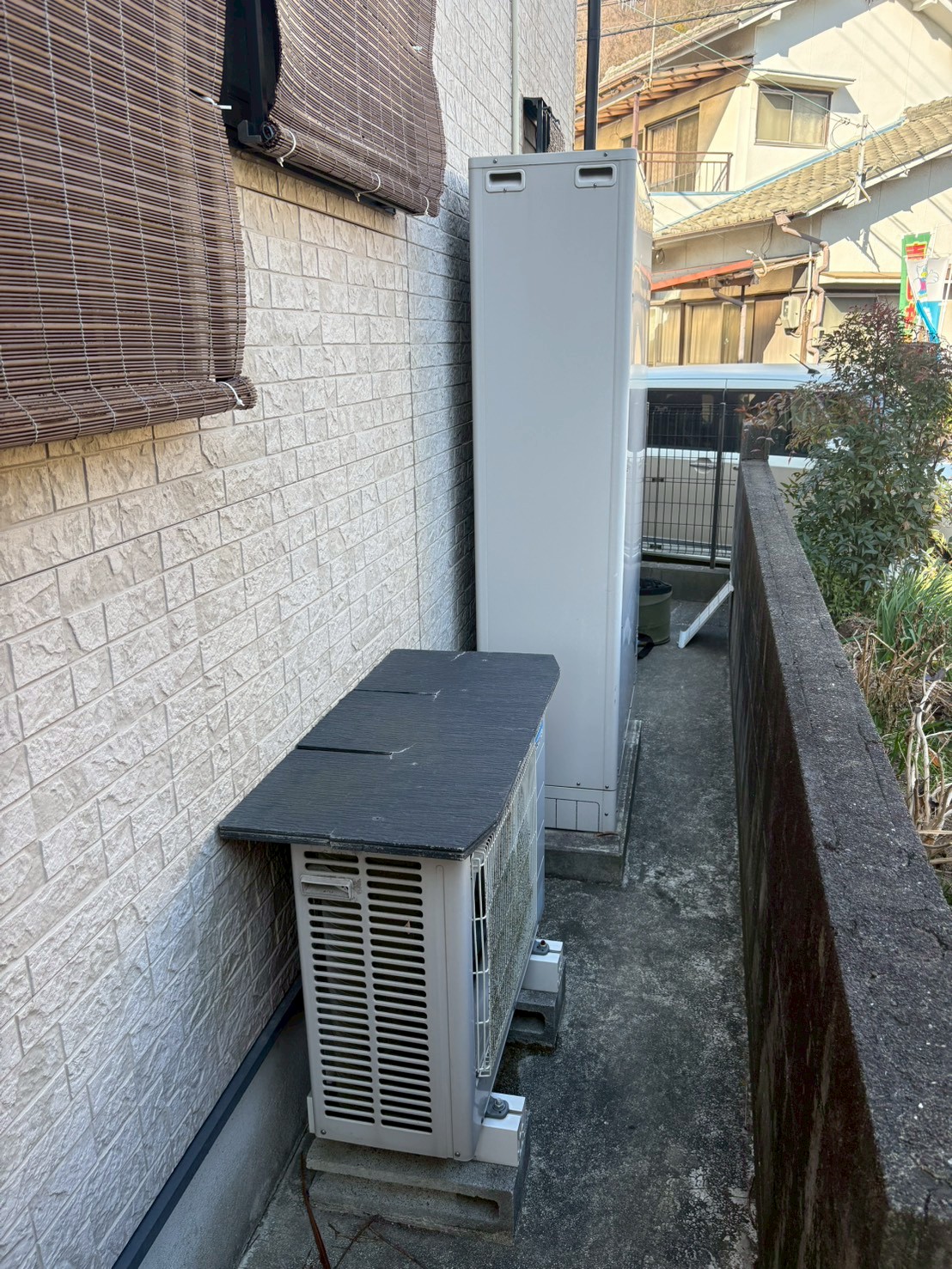 兵庫県姫路市Kエコキュートの施工事例工事前写真