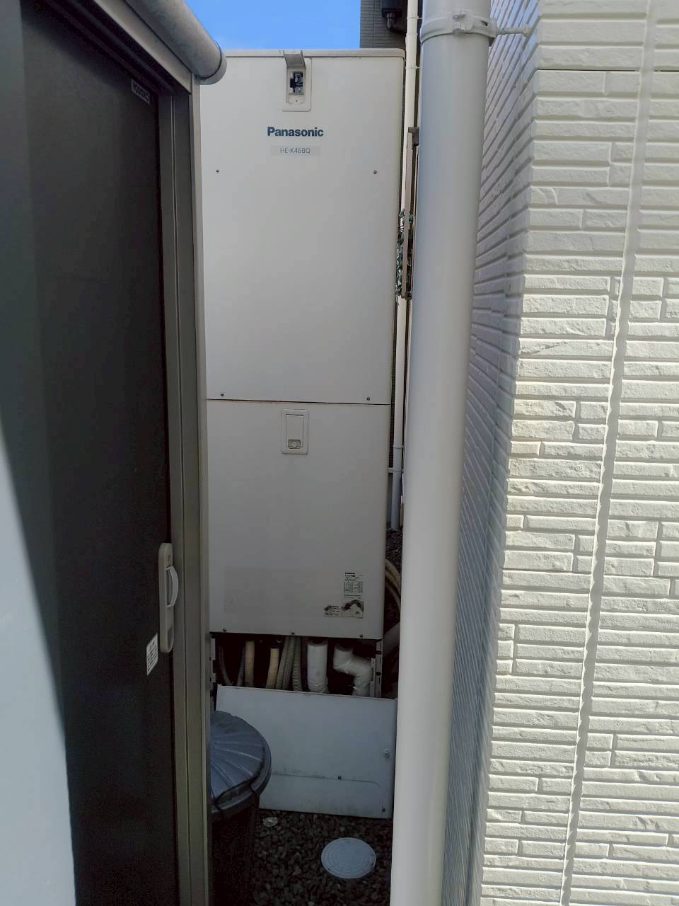 神戸市北区Kエコキュートの施工事例工事前写真