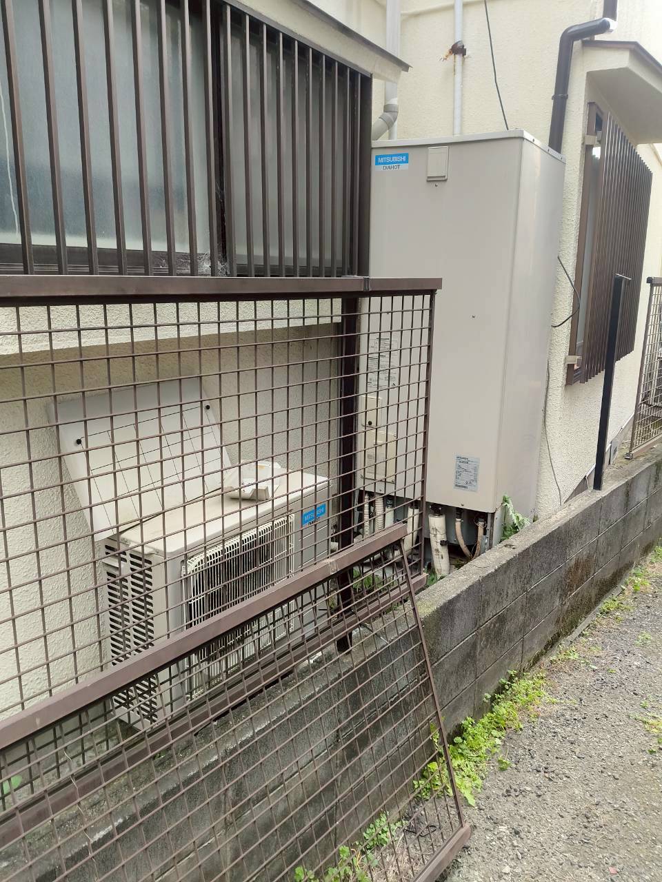 兵庫県明石市Hエコキュートの施工事例工事前写真