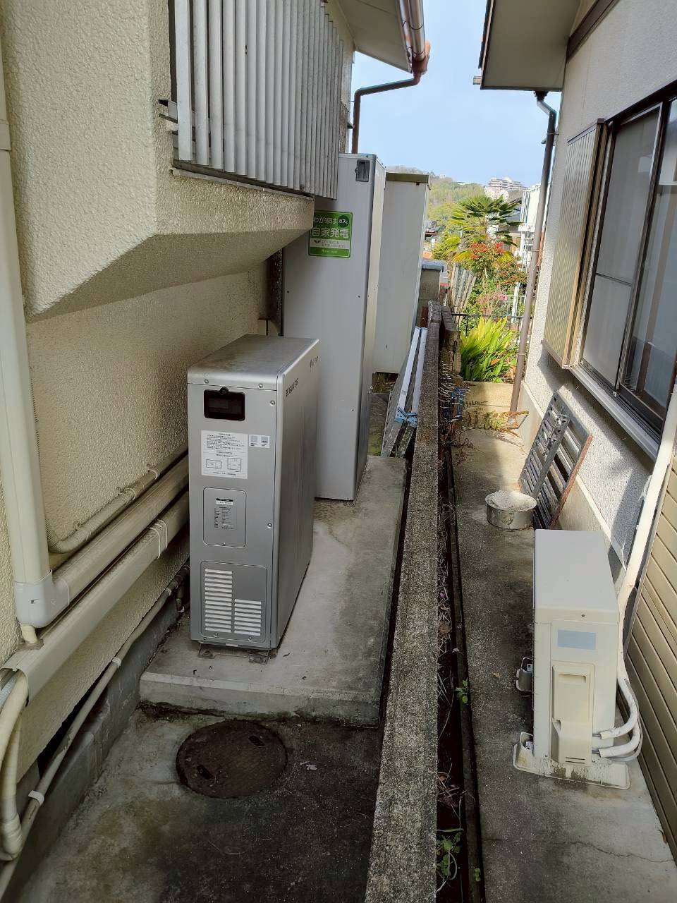 神戸市須磨区Tハイブリッド給湯器の施工事例工事前写真