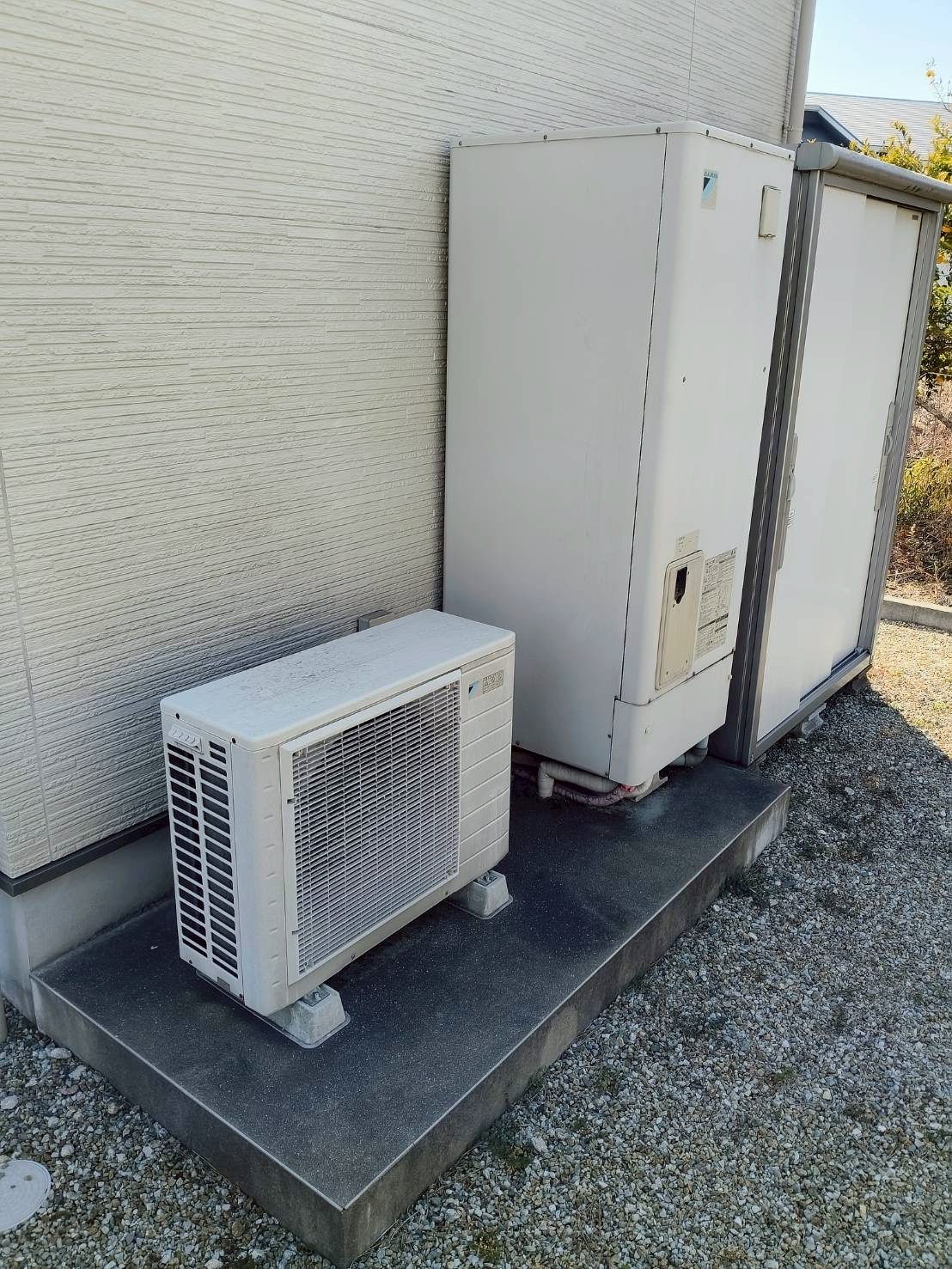 兵庫県加古川市Mエコキュートの施工事例工事前写真