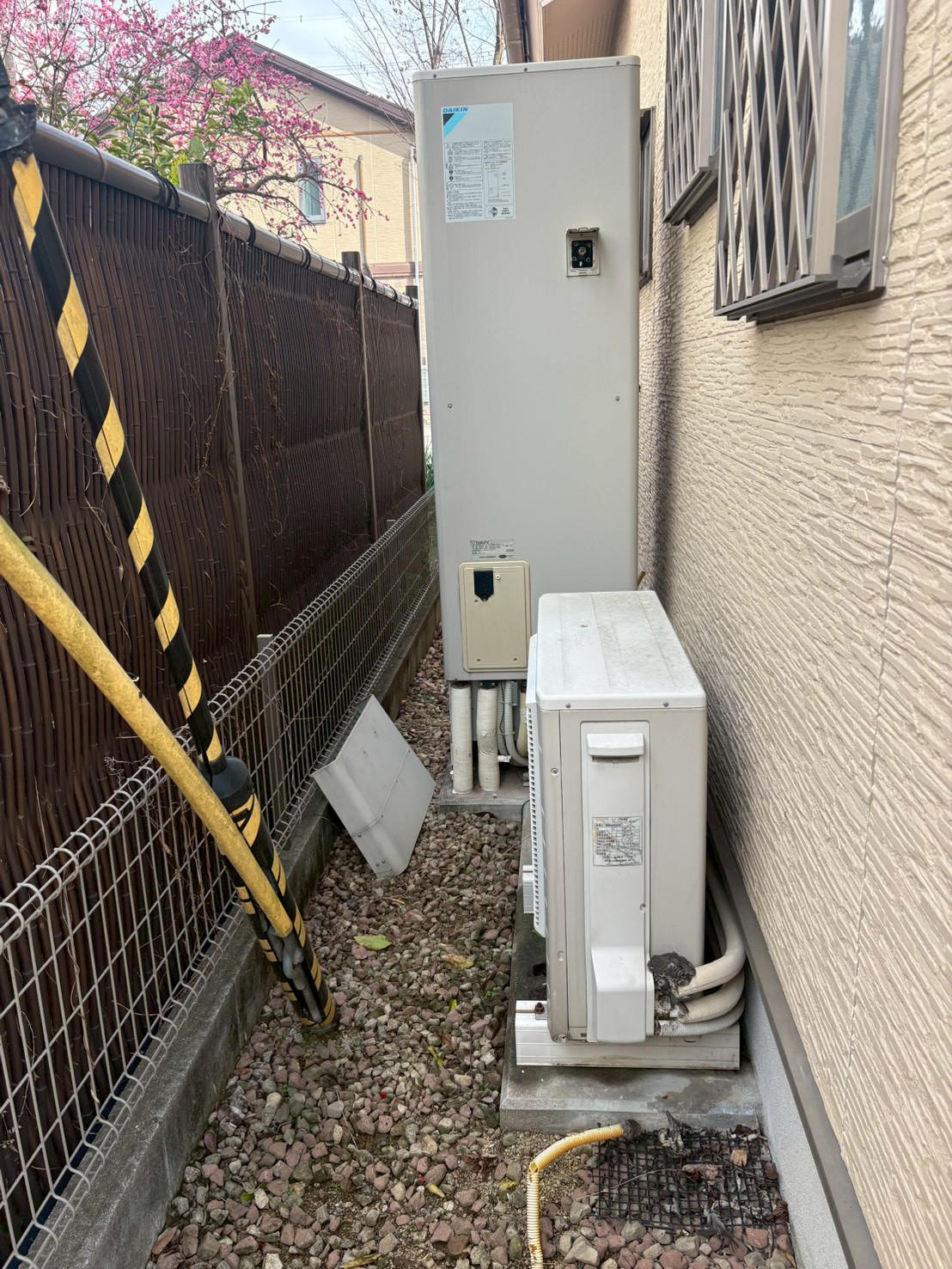 兵庫県三木市Sエコキュートの施工事例工事前写真