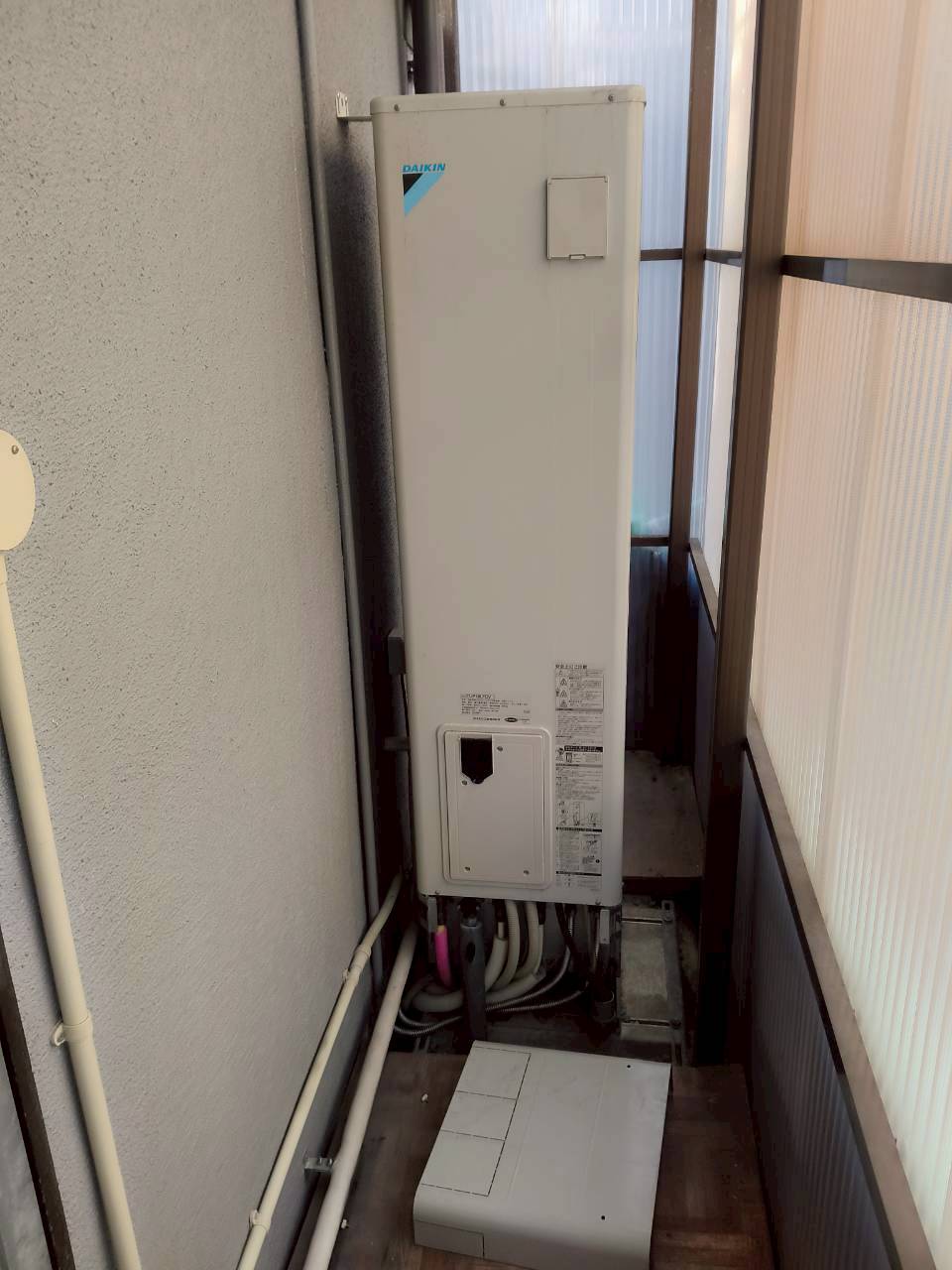 兵庫県明石市Bエコキュートの施工事例工事前写真