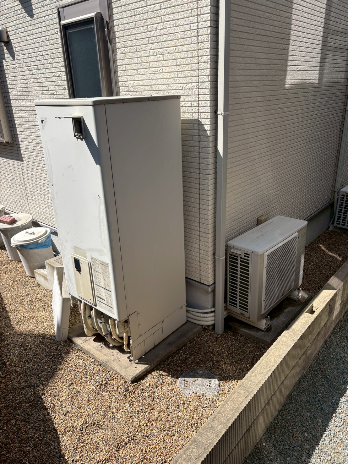 兵庫県明石市Kエコキュートの施工事例工事前写真