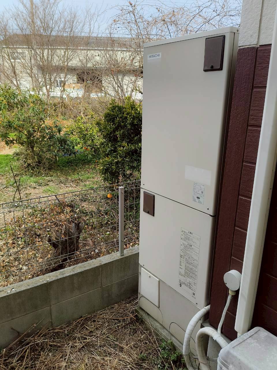 神戸市西区Kエコキュートの施工事例工事前写真