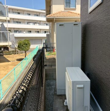 兵庫県明石市Tエコキュートの施工事例工事後写真