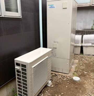 神戸市東灘区Kエコキュートの施工事例工事後写真