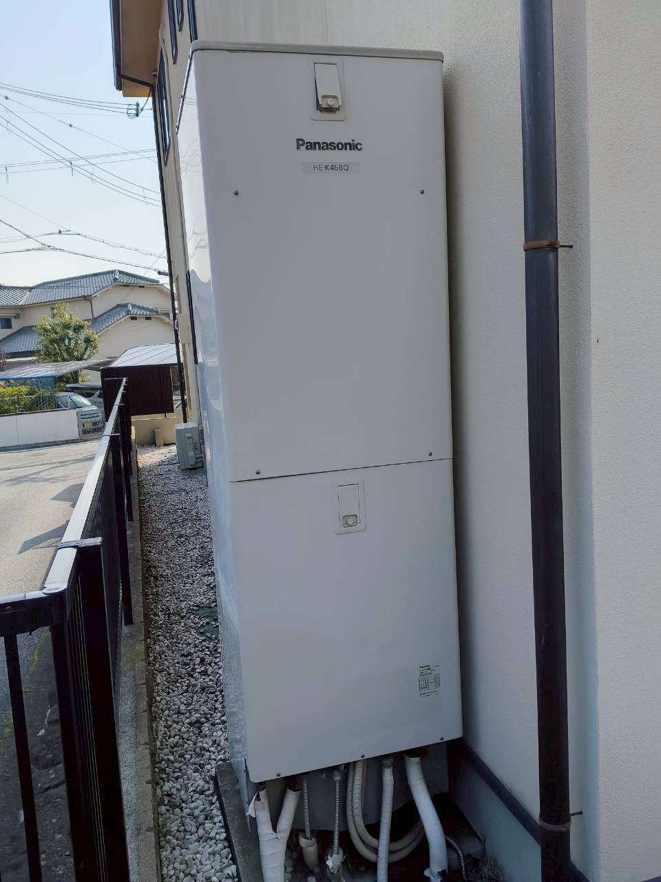 兵庫県明石市Oエコキュートの施工事例工事前写真