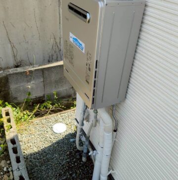神戸市垂水区Tガス給湯器の施工事例工事後写真