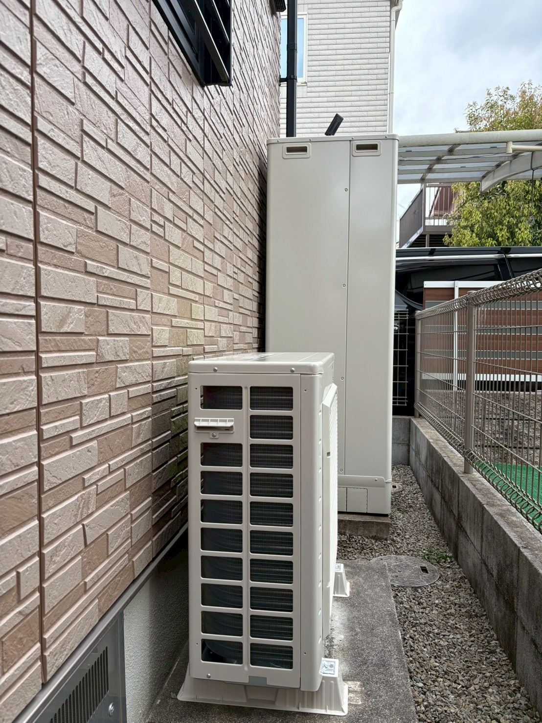 兵庫県加古川市Nエコキュートの施工事例工事後写真