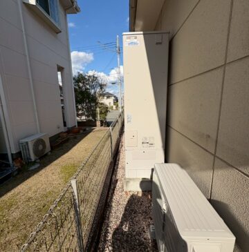 兵庫県三田市Mエコキュートの施工事例工事後写真