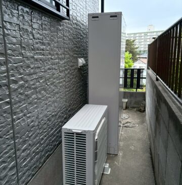 兵庫県明石市Yエコキュートの施工事例工事後写真