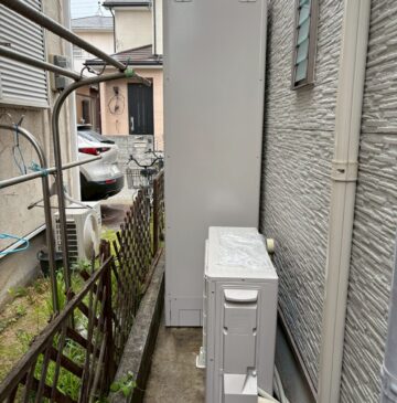 神戸市北区Aエコキュートの施工事例工事後写真