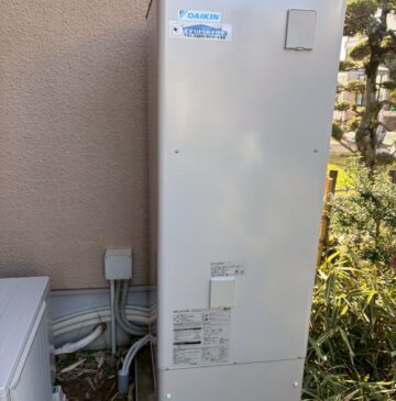 神戸市西区Kエコキュートの施工事例工事後写真