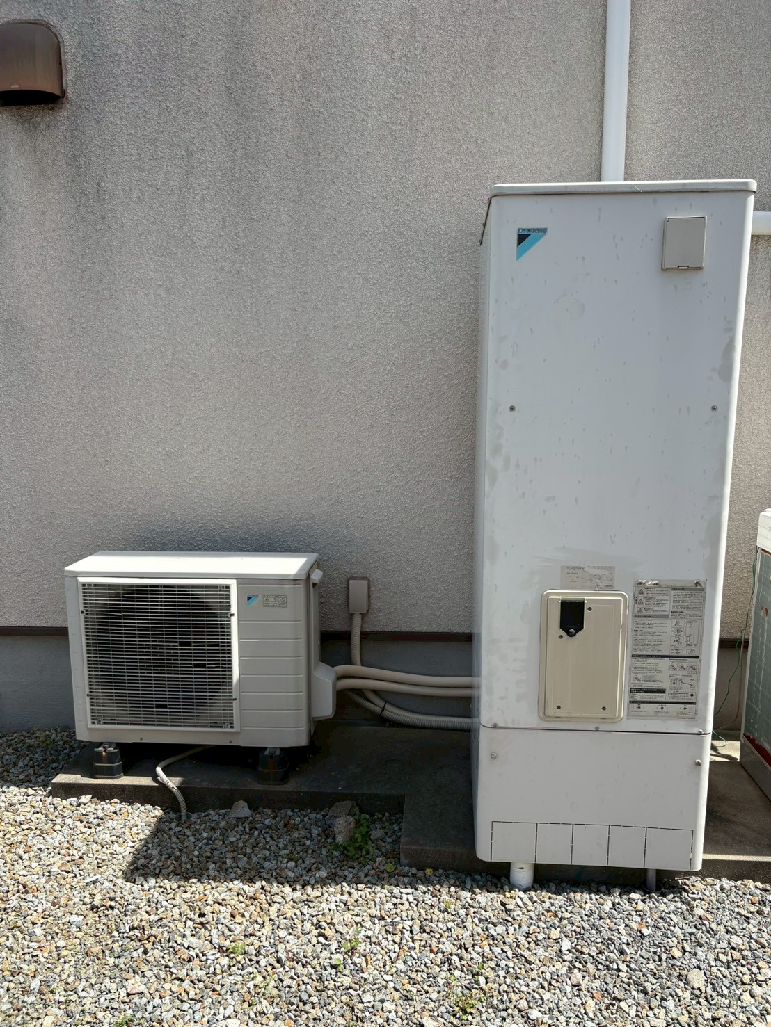 神戸市西区Sエコキュートの施工事例工事前写真