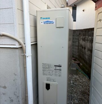 神戸市北区Uエコキュートの施工事例工事後写真